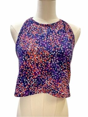 *SALE* Purple Floral Crop Top